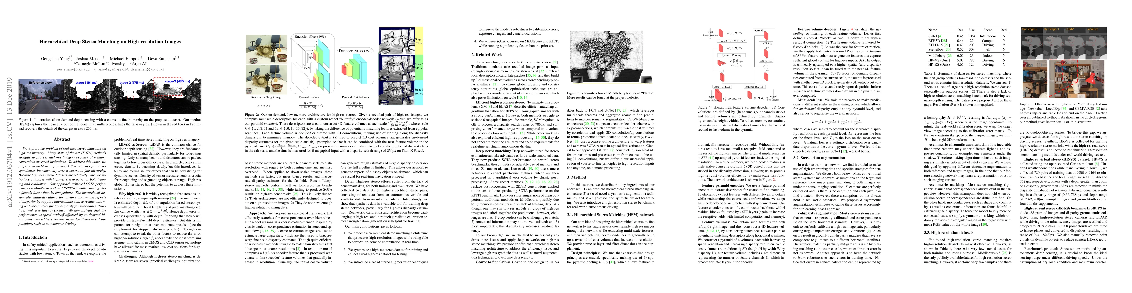 Thumbnail for Hierarchical Deep Stereo Matching on High-resolution Images