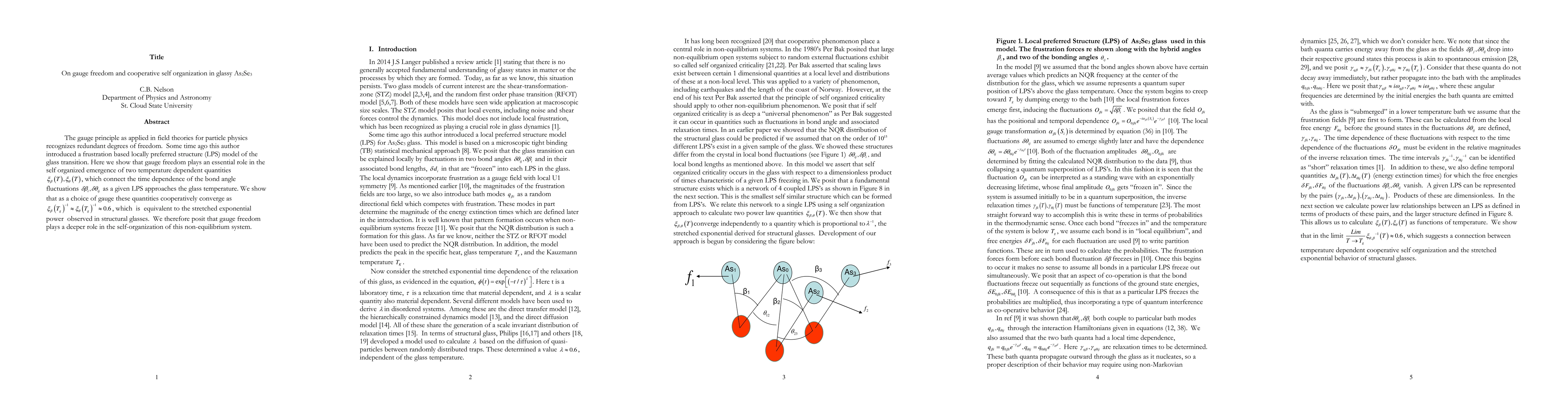 Thumbnail for On gauge freedom and cooperative self organization in glassy
  As$_2$Se$_3$