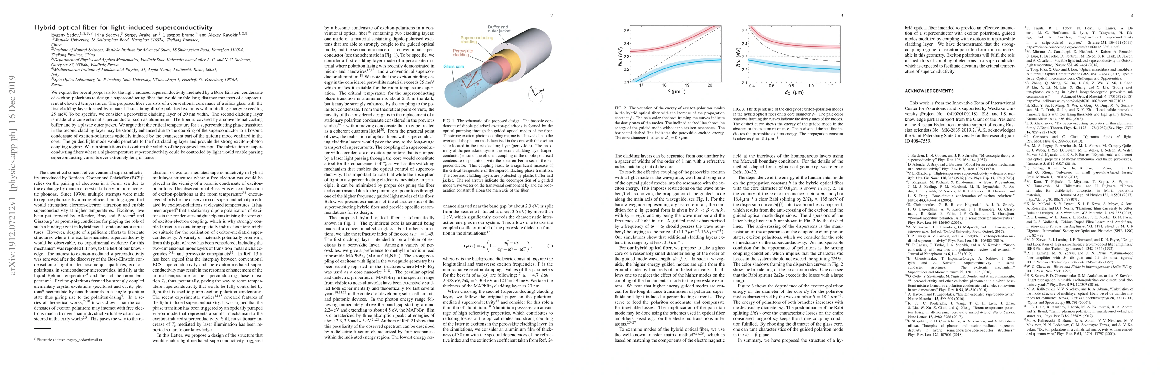Thumbnail for Hybrid optical fiber for light-induced superconductivity