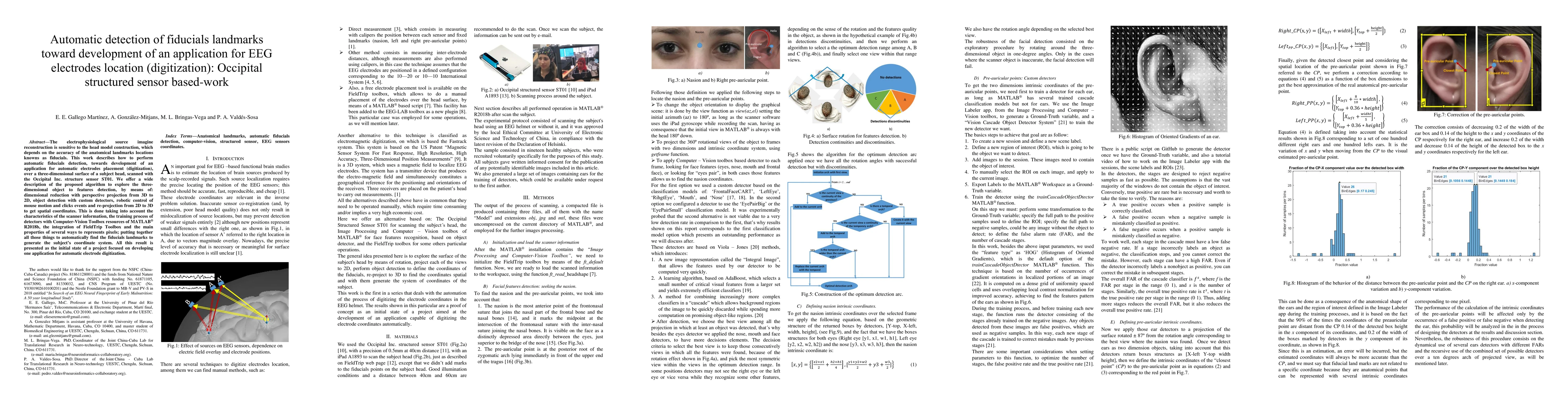 Thumbnail for Automatic detection of fiducials landmarks toward development of an
  application for EEG electrodes location (digitization): Occipital structured
  sensor based-work