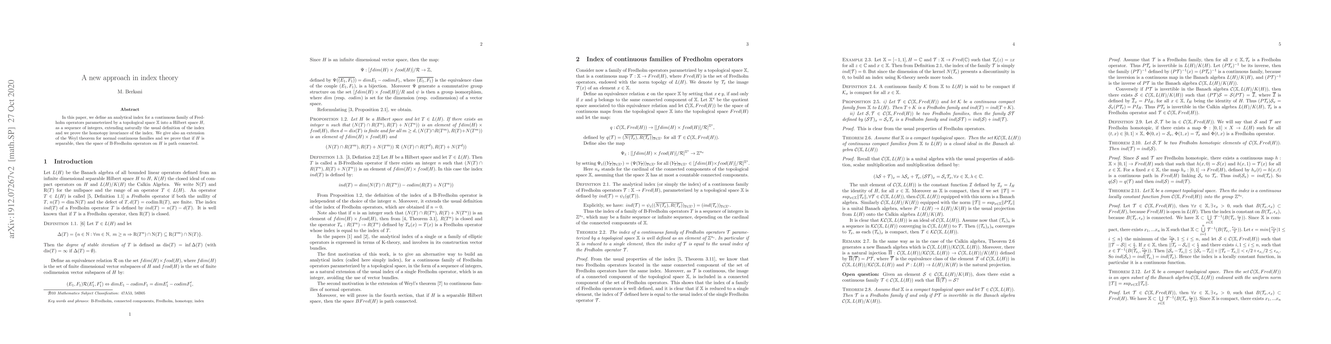 Thumbnail for A new approach in index theory