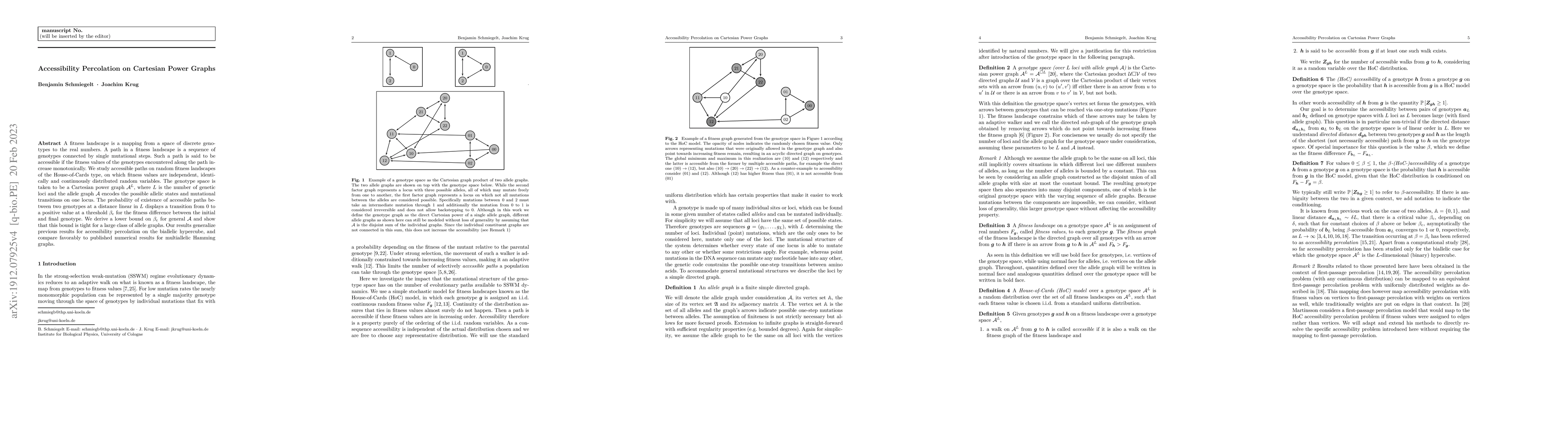 Thumbnail for Accessibility Percolation on Cartesian Power Graphs