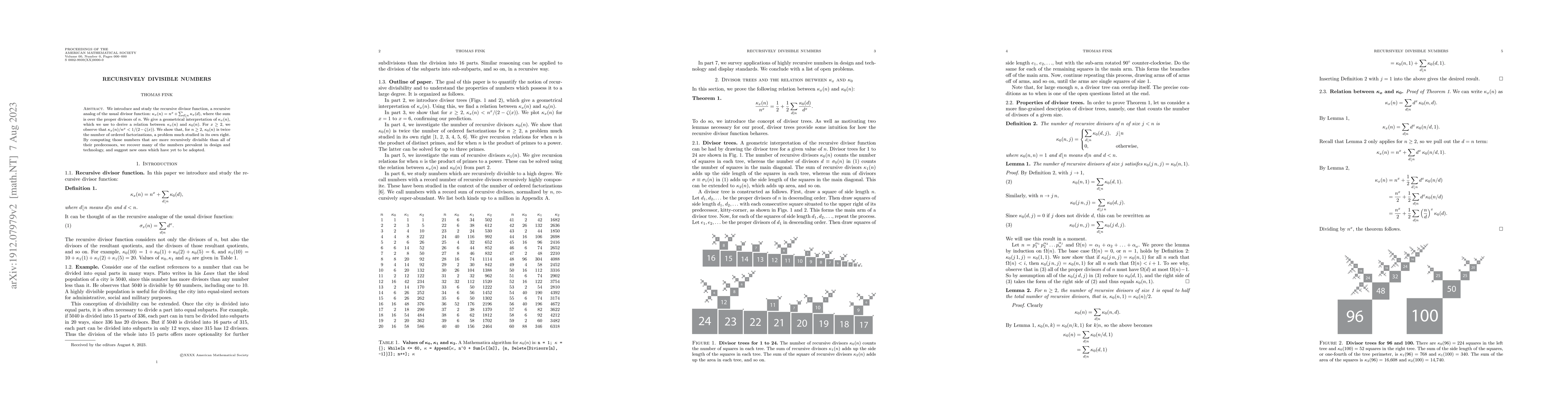 Thumbnail for Recursively divisible numbers