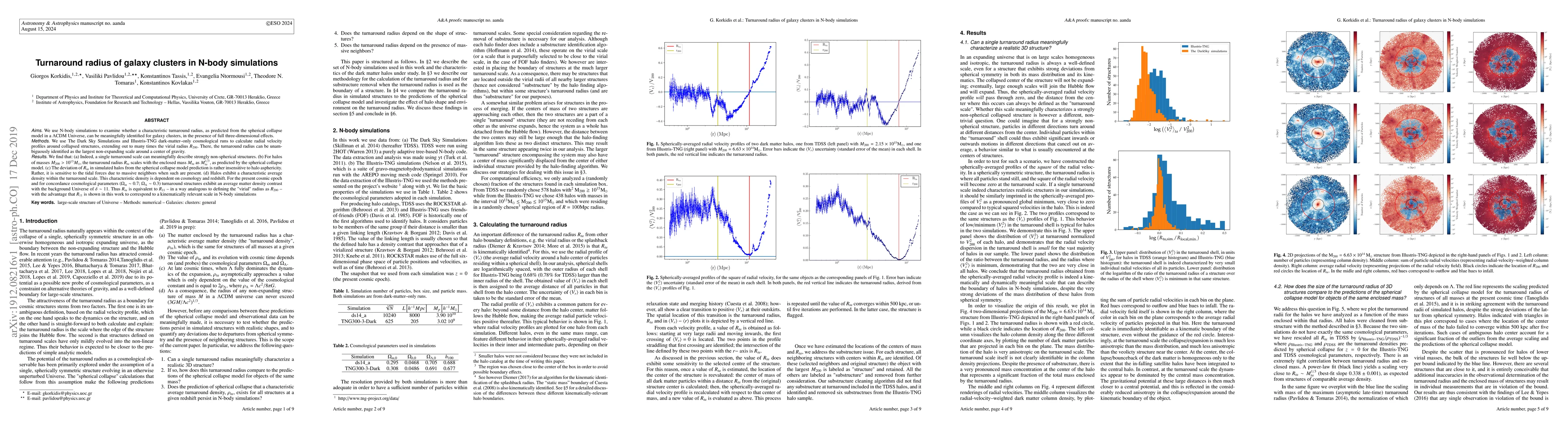 Thumbnail for Turnaround radius of galaxy clusters in N-body simulations