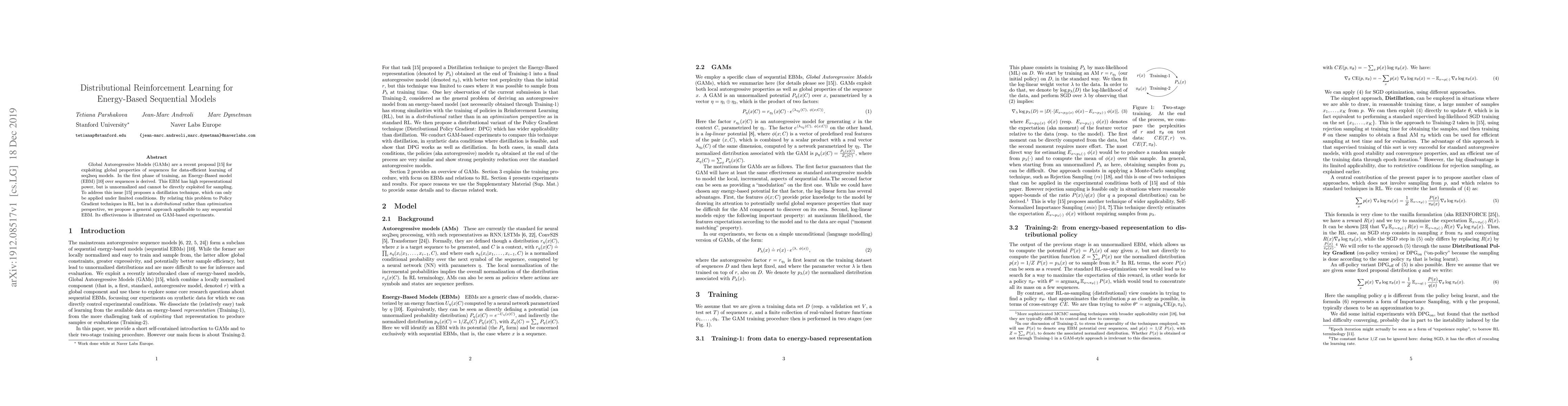 Thumbnail for Distributional Reinforcement Learning for Energy-Based Sequential Models