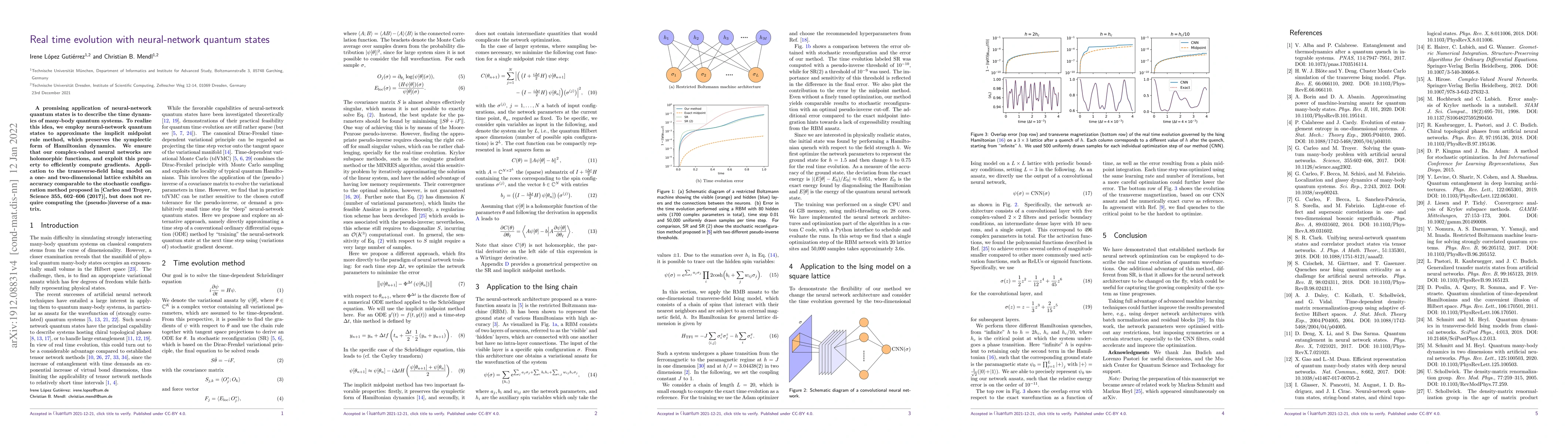 Thumbnail for Real time evolution with neural-network quantum states