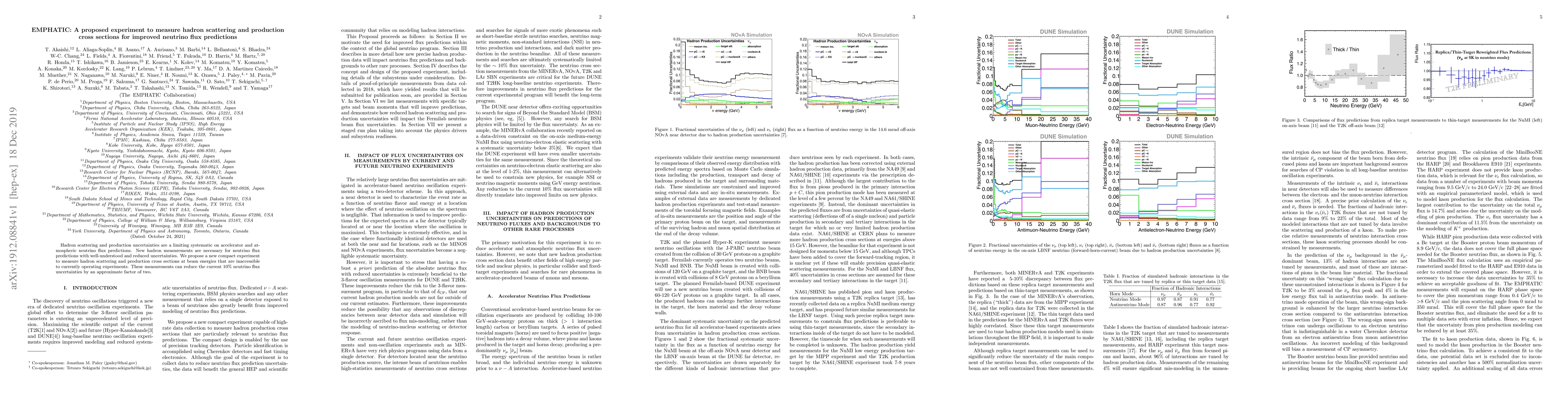 Thumbnail for EMPHATIC: A proposed experiment to measure hadron scattering and
  productioncross sections for improved neutrino flux predictions