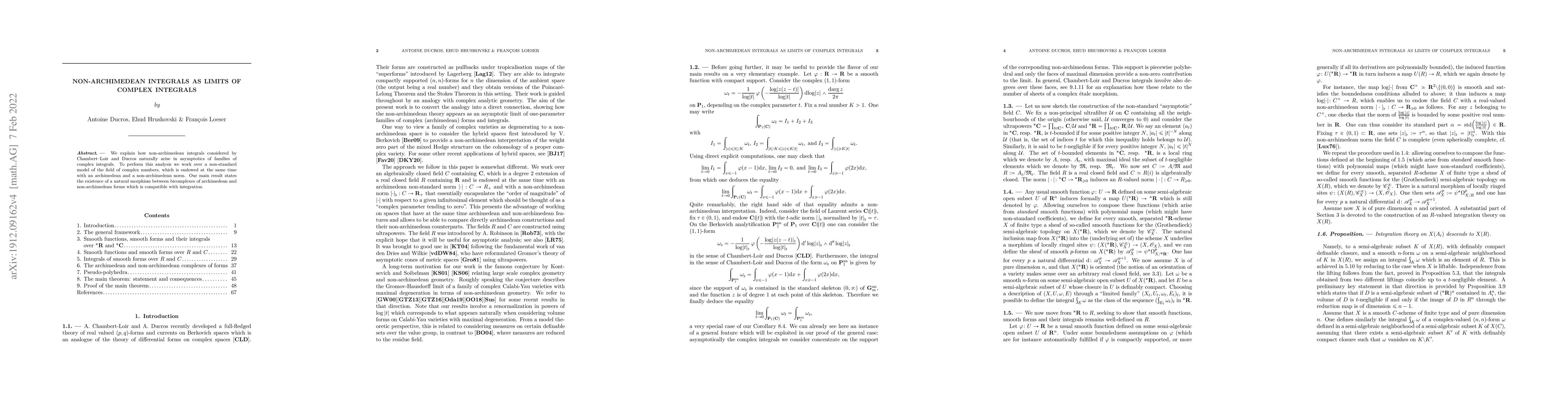 Thumbnail for Non-archimedean integrals as limits of complex integrals