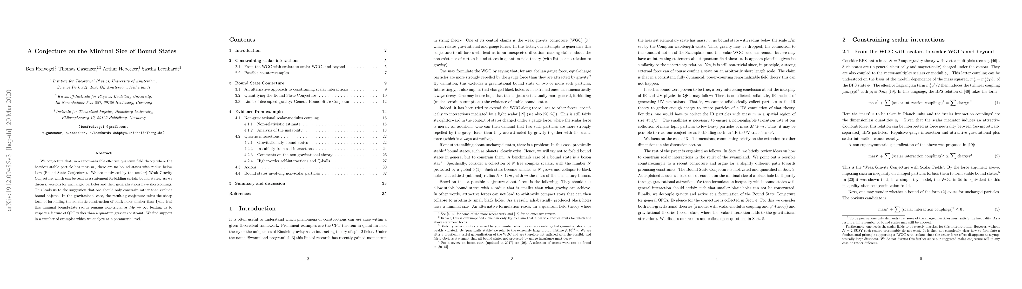 Thumbnail for A Conjecture on the Minimal Size of Bound States