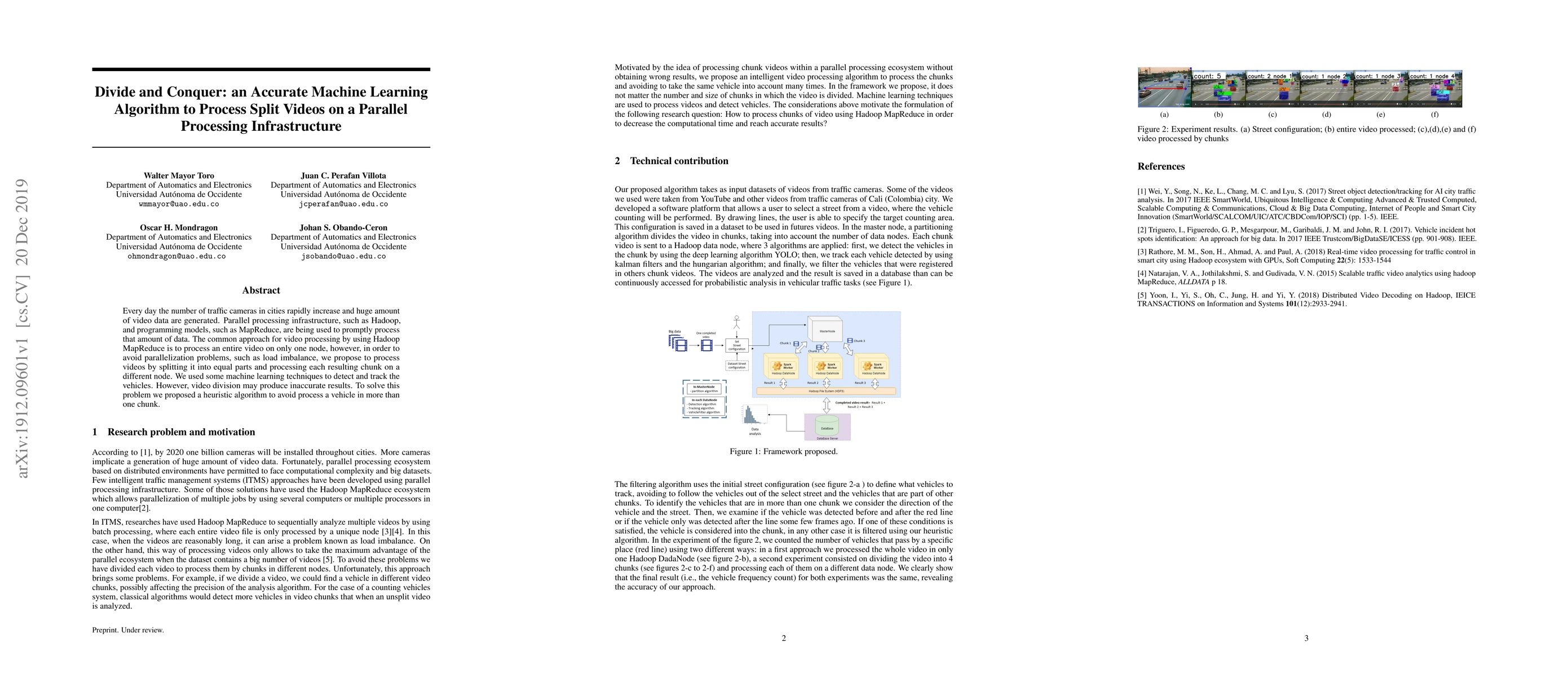 Thumbnail for Divide and Conquer: an Accurate Machine Learning Algorithm to Process
  Split Videos on a Parallel Processing Infrastructure