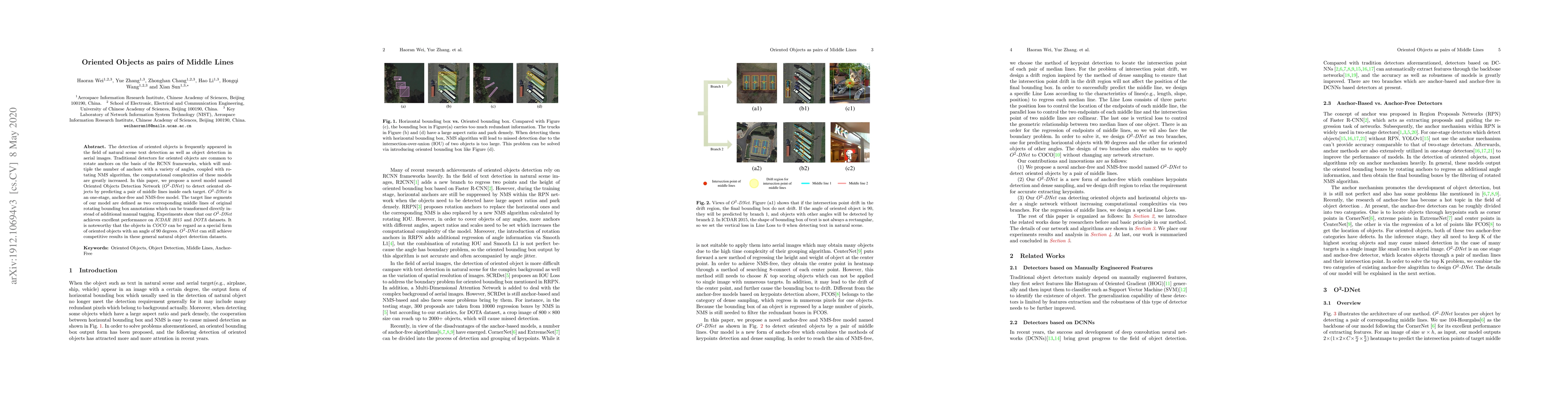 Thumbnail for Oriented Objects as pairs of Middle Lines