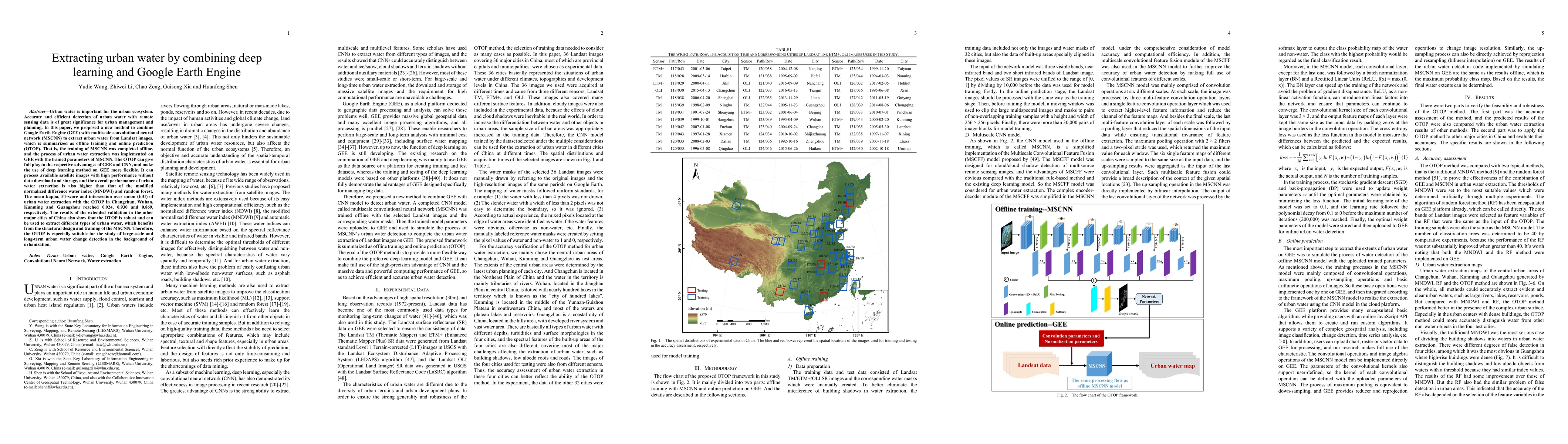Thumbnail for An Urban Water Extraction Method Combining Deep Learning and Google
  Earth Engine