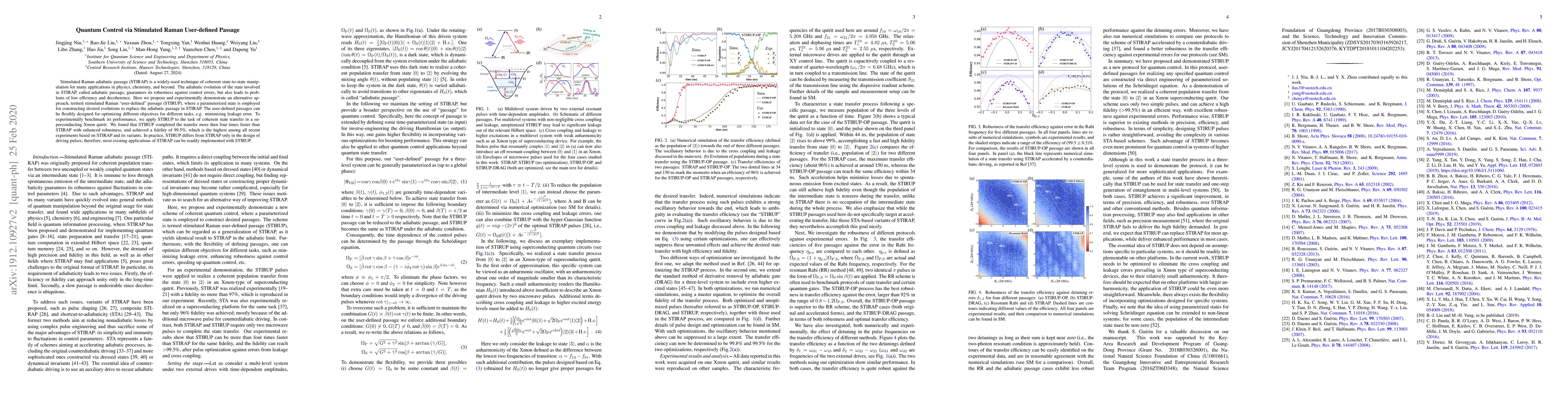 Thumbnail for Quantum Control via Stimulated Raman User-defined Passage