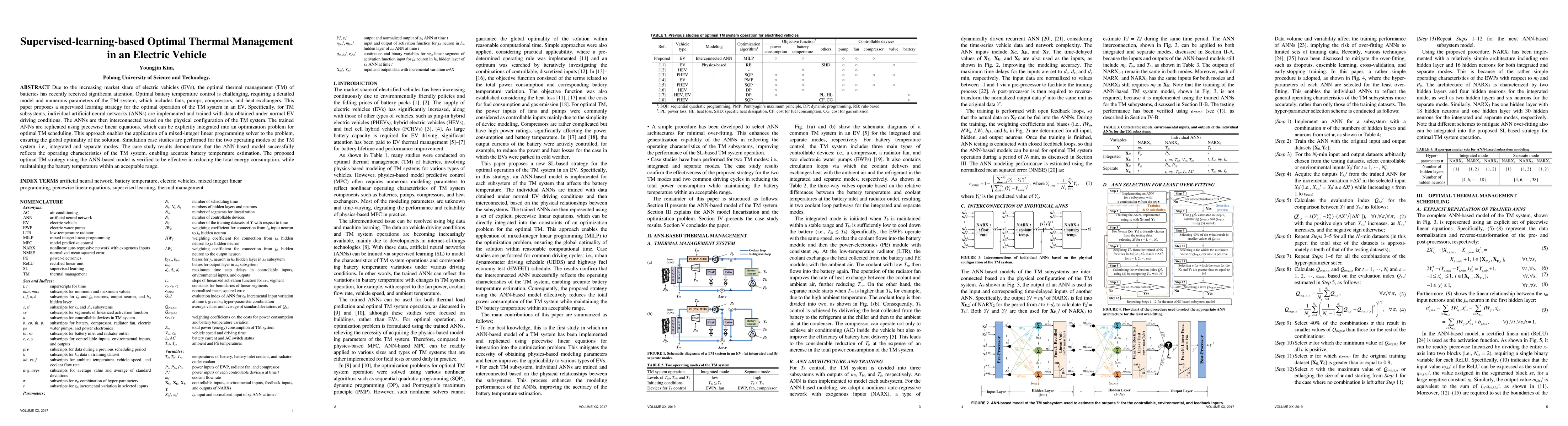Thumbnail for Supervised-learning-based Optimal Thermal Management in an Electric
  Vehicle