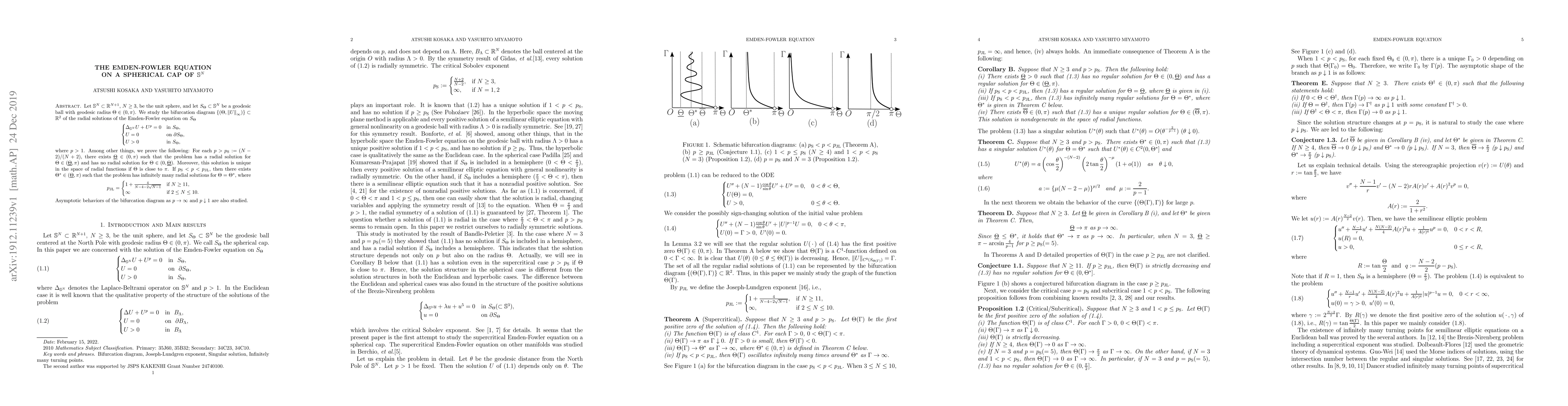 Thumbnail for The Emden-Fowler equation on a spherical cap of $\mathbb{S}^N$