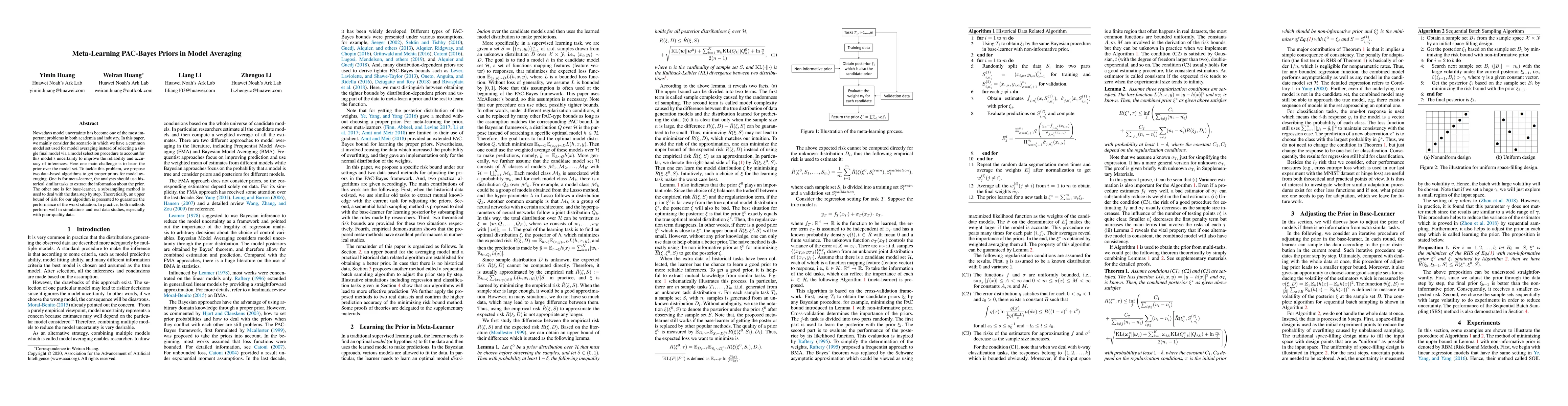 Thumbnail for Meta-Learning PAC-Bayes Priors in Model Averaging