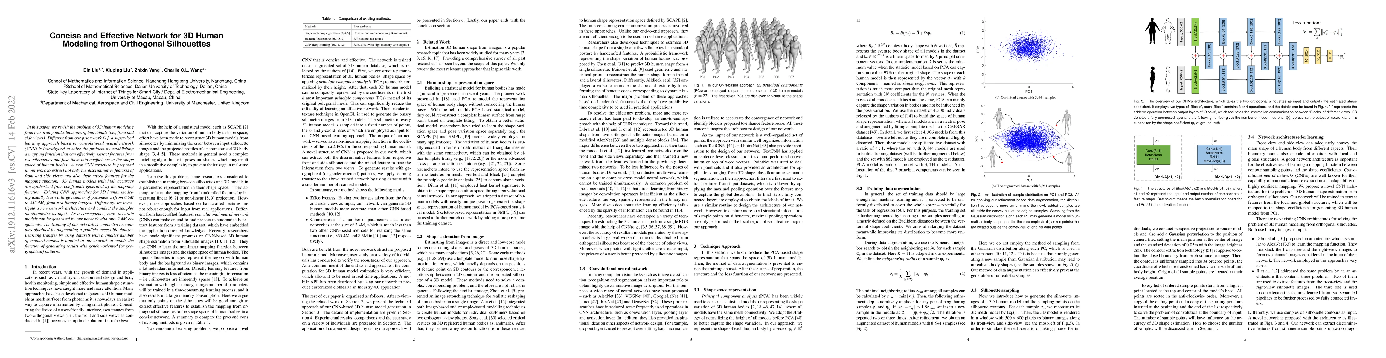 Thumbnail for Concise and Effective Network for 3D Human Modeling from Orthogonal
  Silhouettes