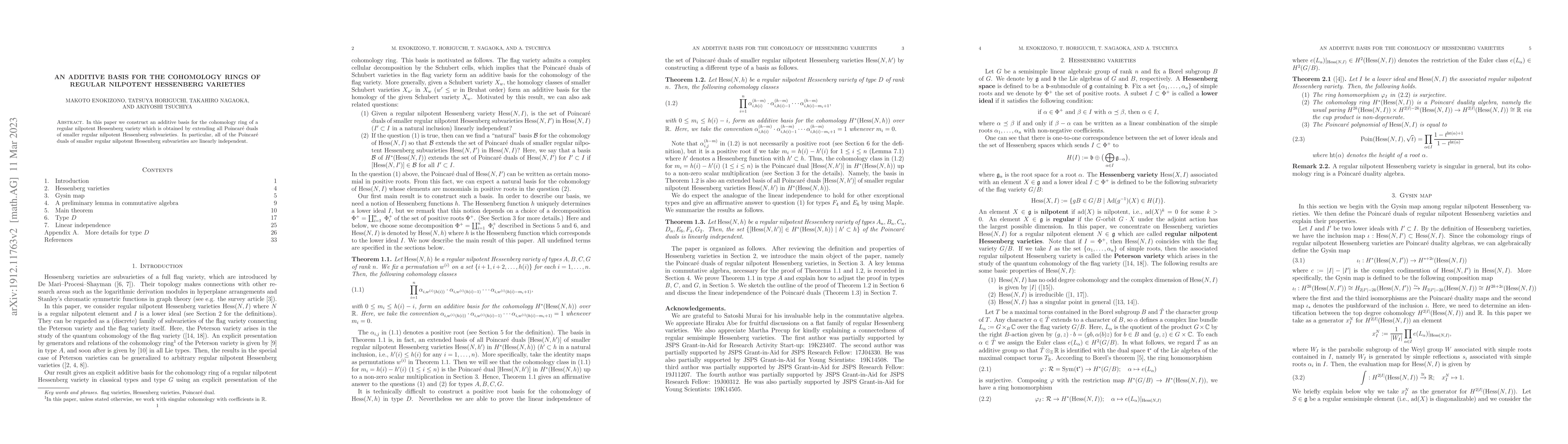 Thumbnail for An additive basis for the cohomology rings of regular nilpotent
  Hessenberg varieties