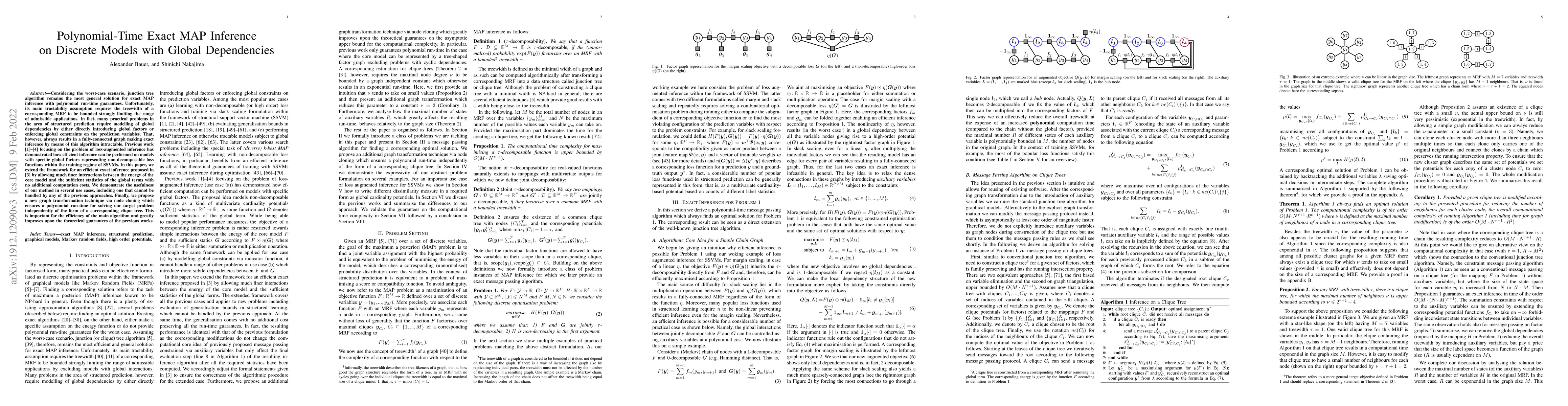Thumbnail for Polynomial-Time Exact MAP Inference on Discrete Models with Global
  Dependencies