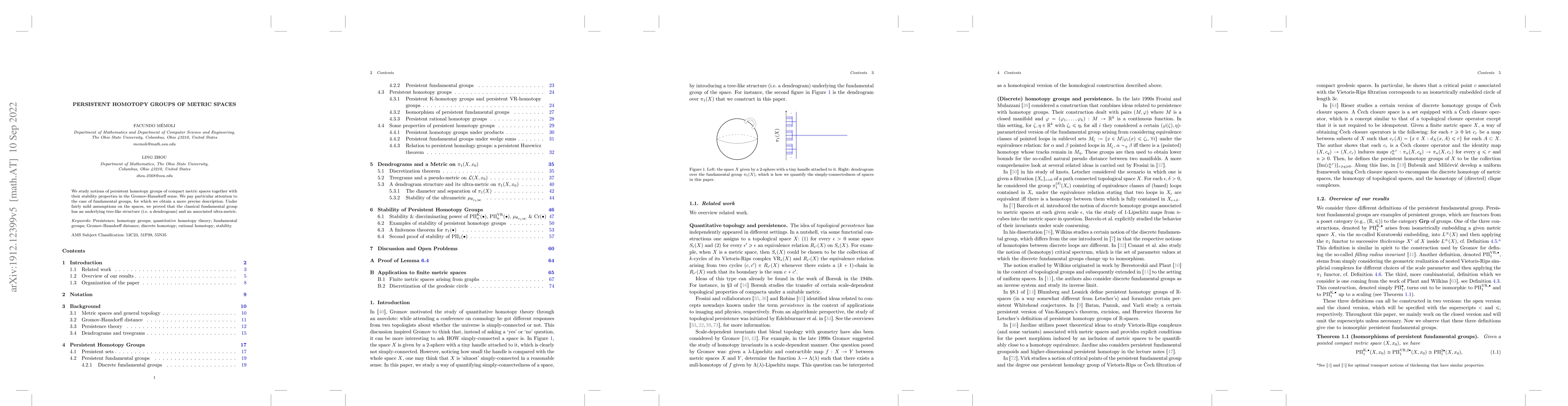 Thumbnail for Persistent Homotopy Groups of Metric Spaces