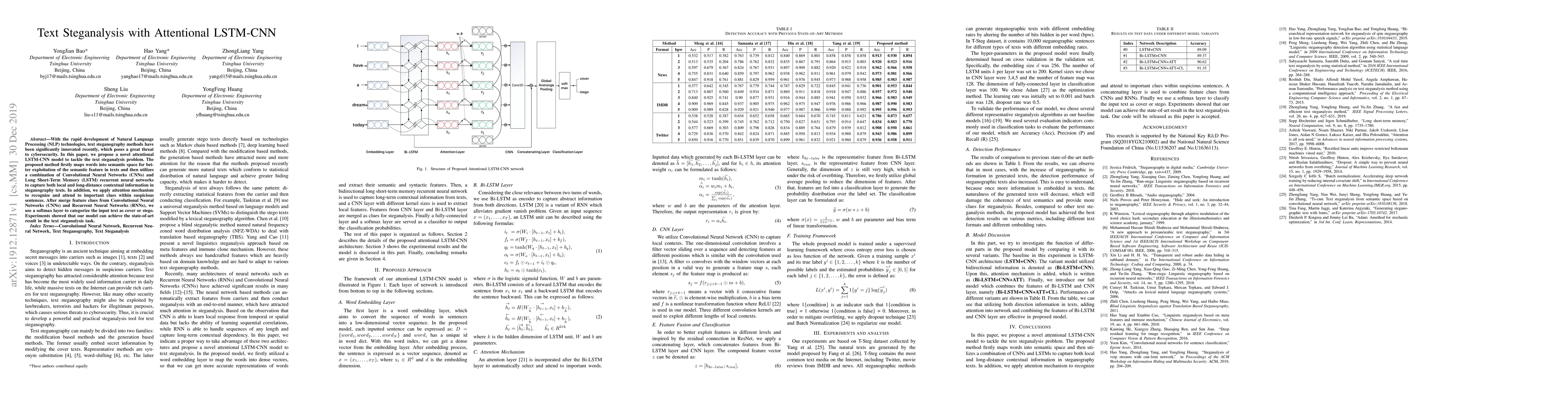 Thumbnail for Text Steganalysis with Attentional LSTM-CNN