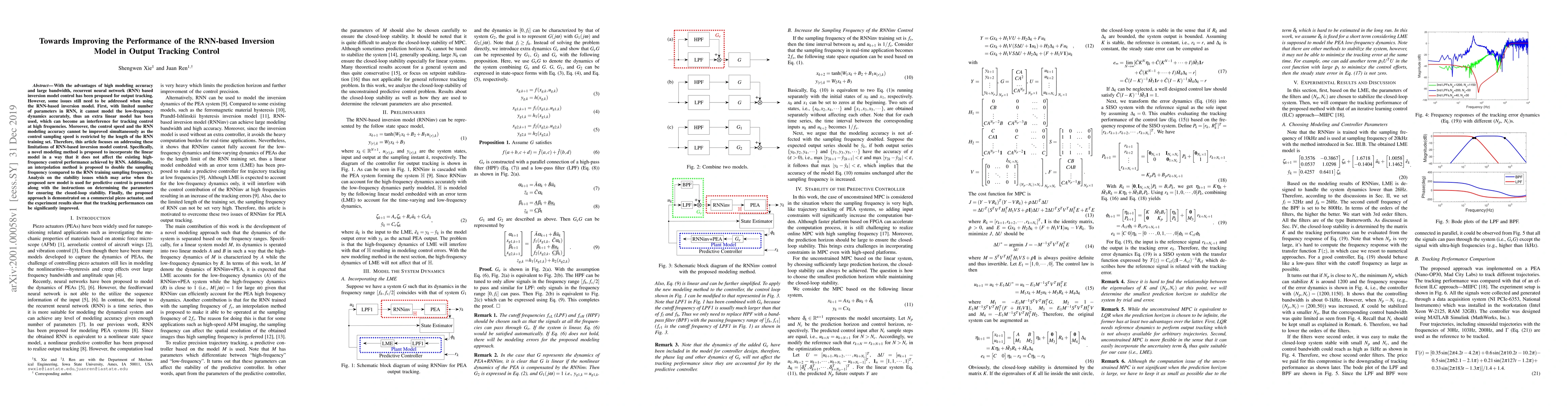 Thumbnail for Towards Improving the Performance of the RNN-based Inversion Model in
  Output Tracking Control