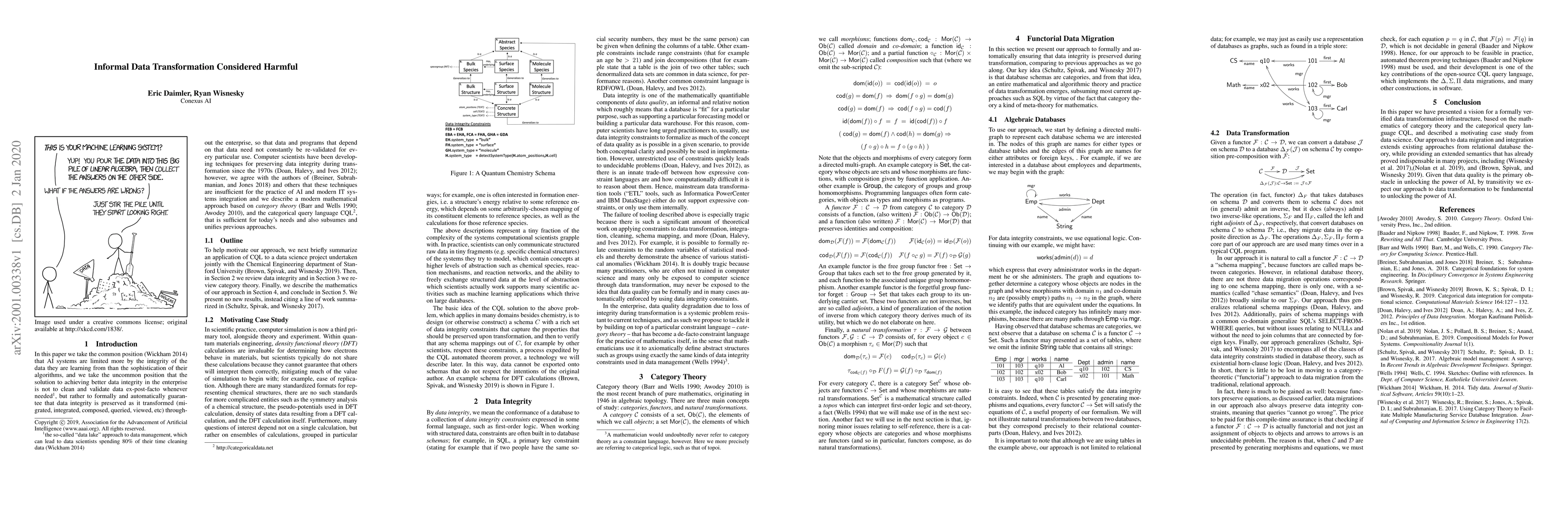 Thumbnail for Informal Data Transformation Considered Harmful