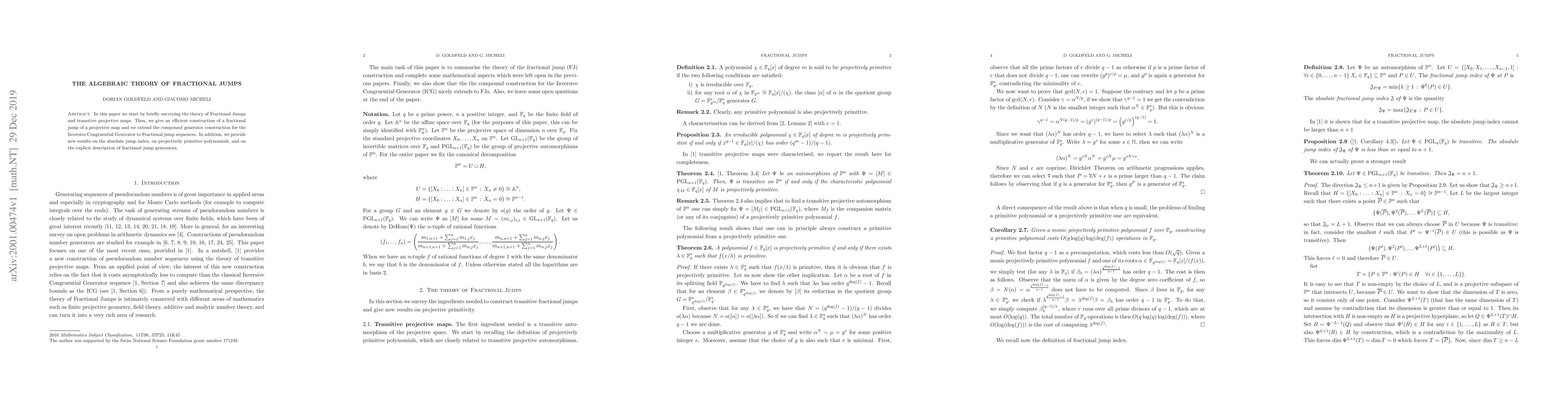 Thumbnail for The Algebraic Theory of Fractional Jumps