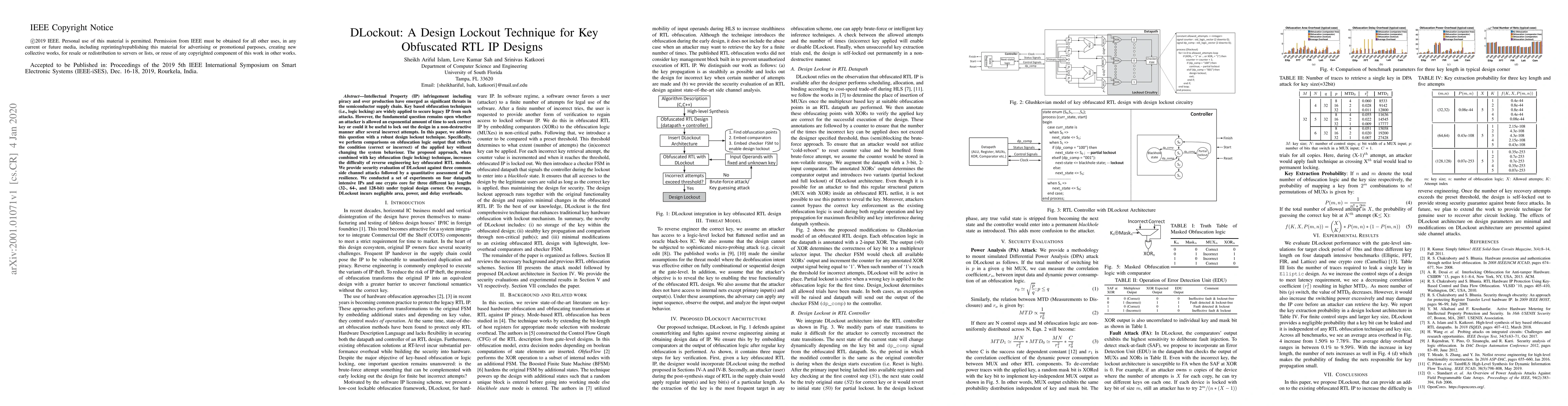 Thumbnail for DLockout: A Design Lockout Technique for Key Obfuscated RTL IP Designs