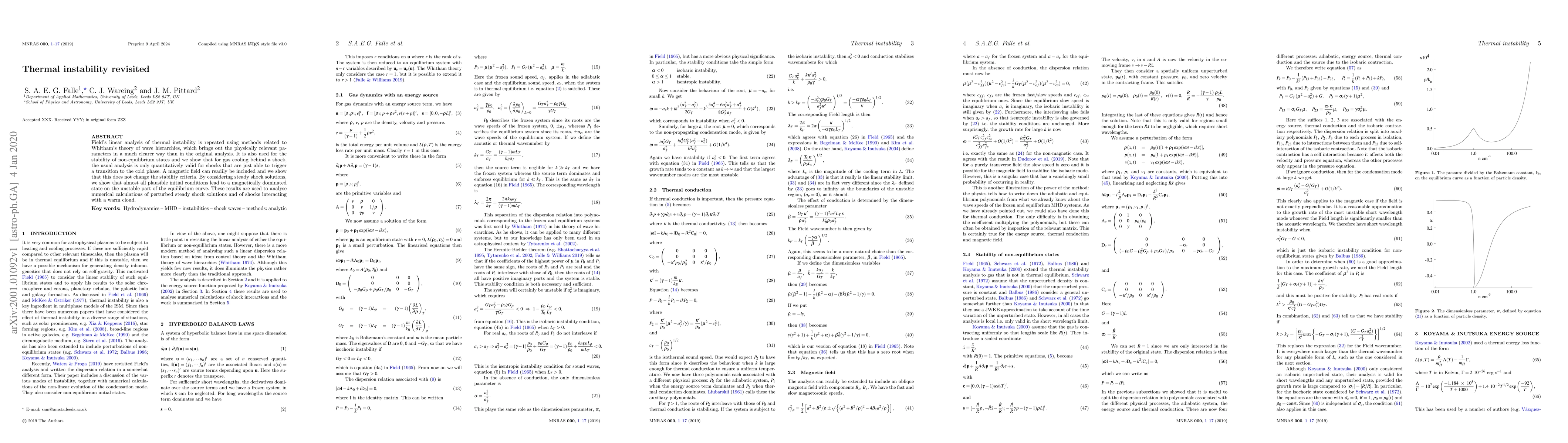 Thumbnail for Thermal instability revisited