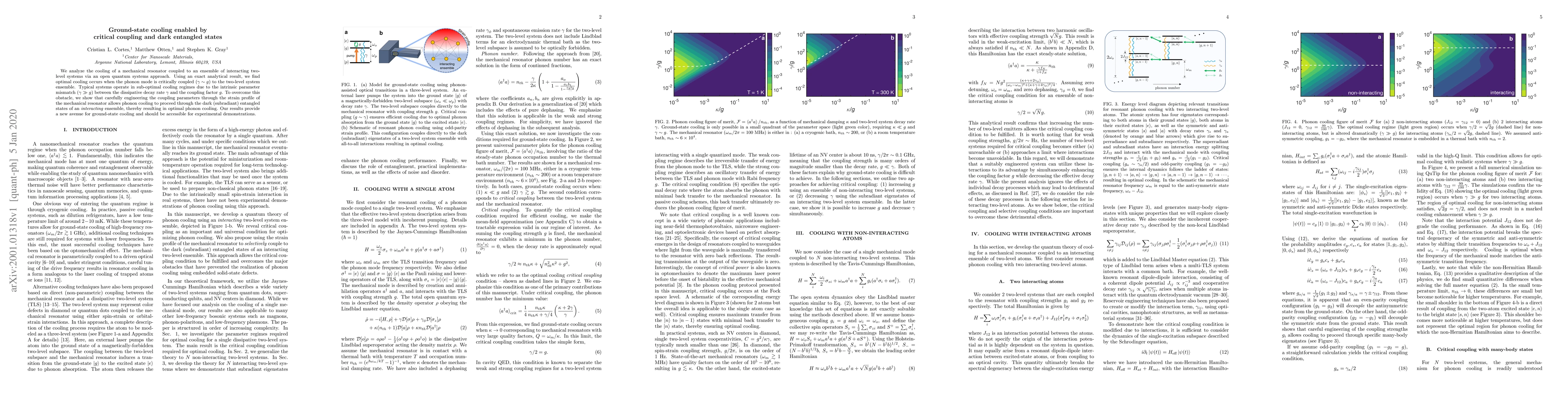 Thumbnail for Ground-state cooling enabled by critical coupling and dark entangled
  states