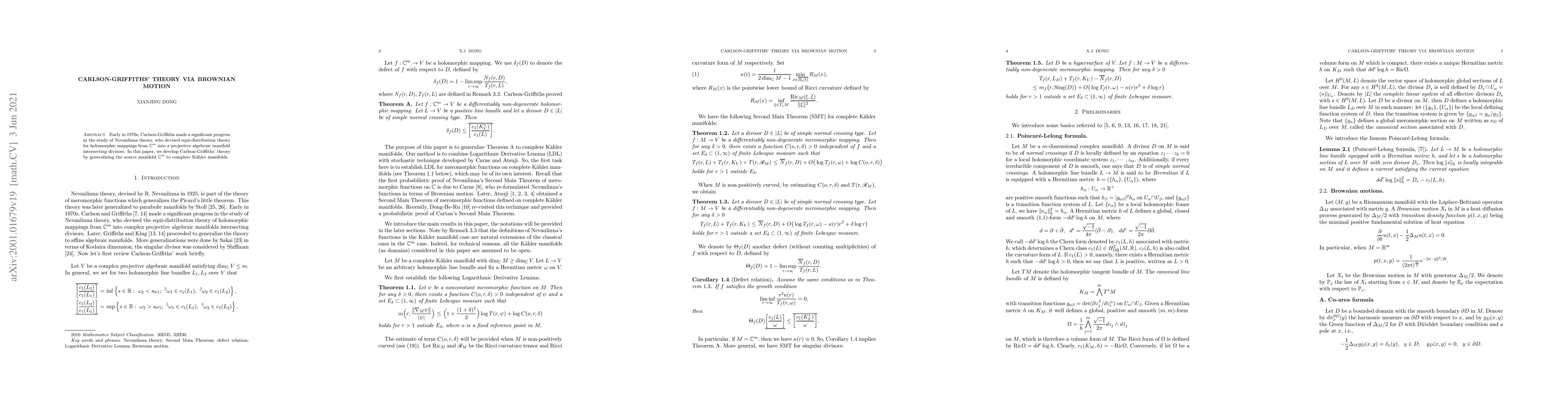 Thumbnail for Carlson-Griffiths' theory via Brownian motion