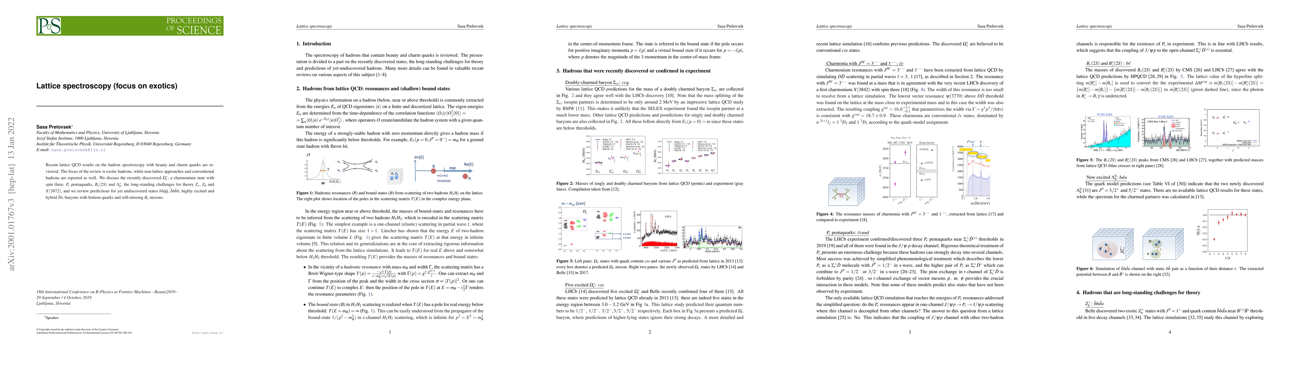 Thumbnail for Lattice spectroscopy with focus on exotics