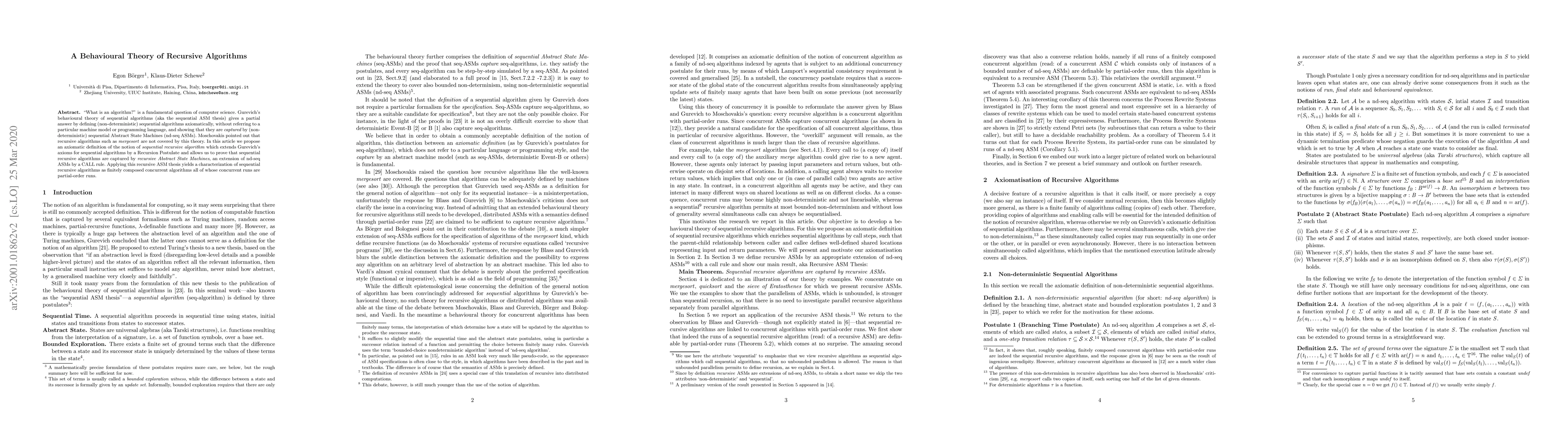 Thumbnail for A Behavioural Theory of Recursive Algorithms