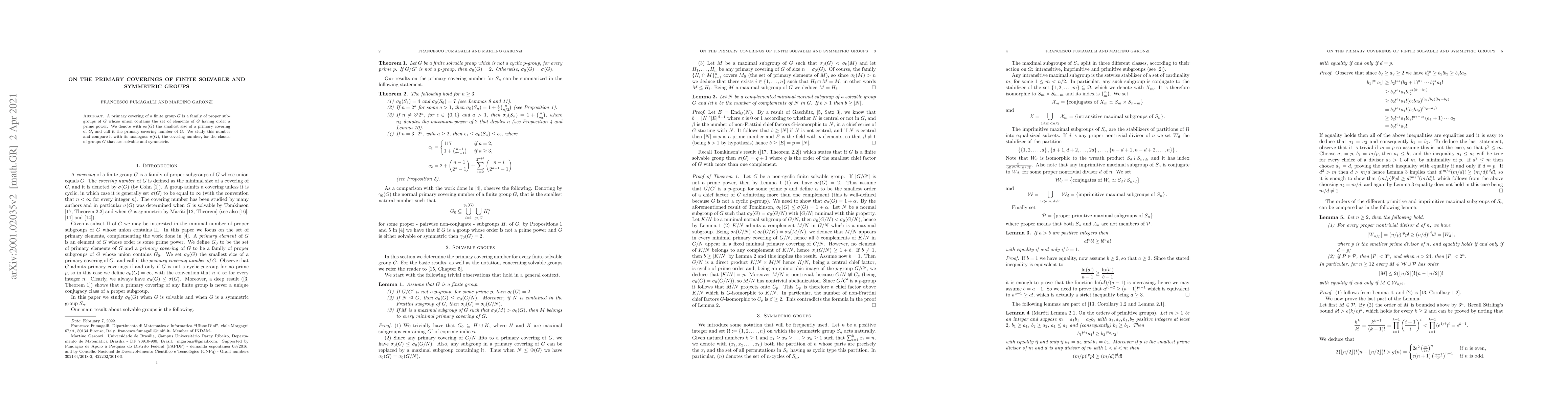 Thumbnail for On the Primary Coverings of Finite Solvable and Symmetric Groups