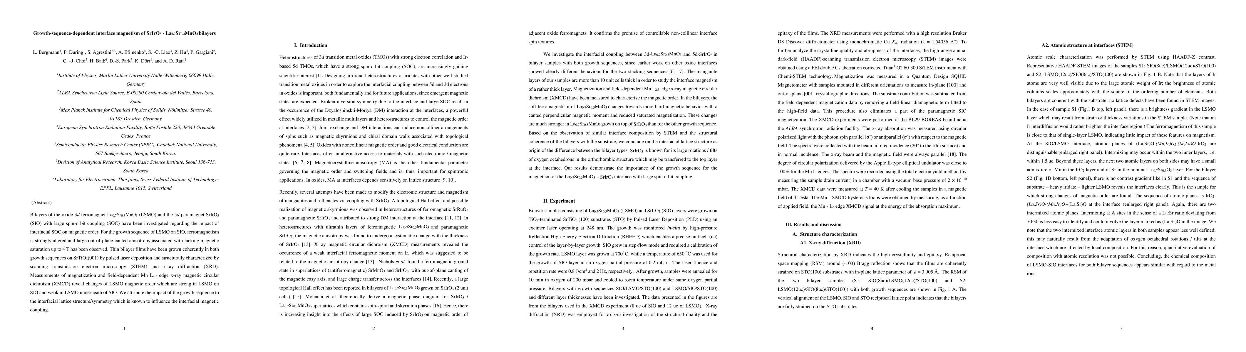 Thumbnail for Growth-sequence-dependent interface magnetism of SrIrO$_3$ -
  La$_{0.7}$Sr$_{0.3}$MnO$_3$ bilayers
