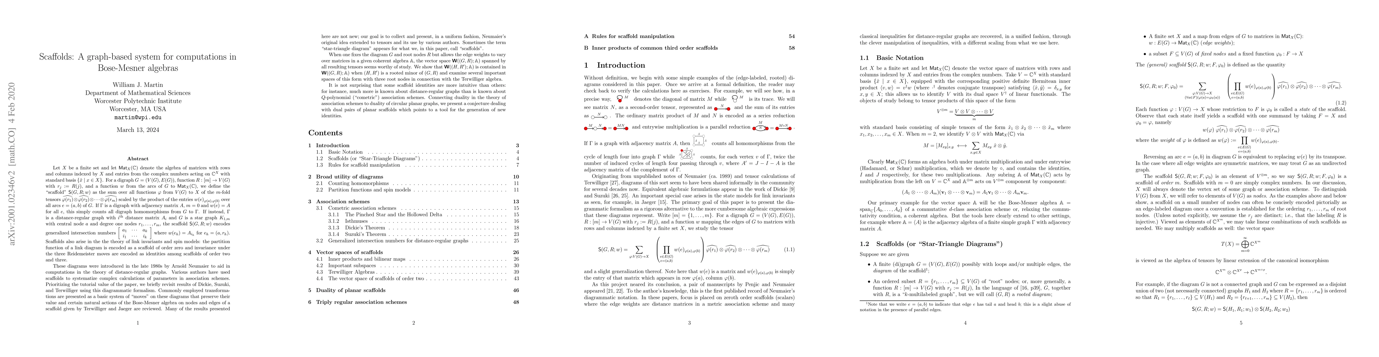 Thumbnail for Scaffolds: a graph-based system for computations in Bose-Mesner algebras