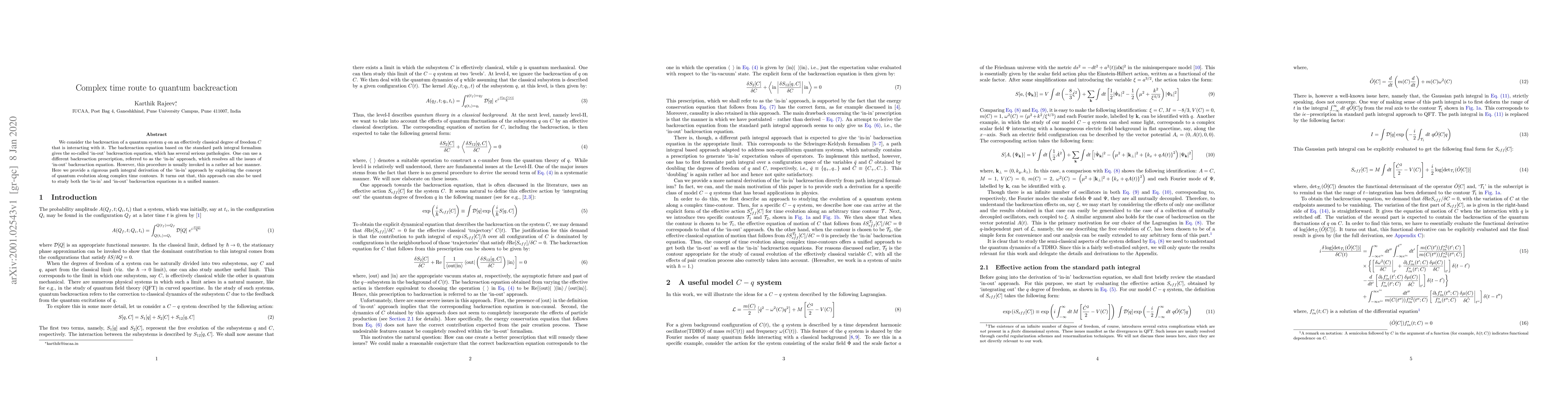 Thumbnail for Complex time route to quantum backreaction
