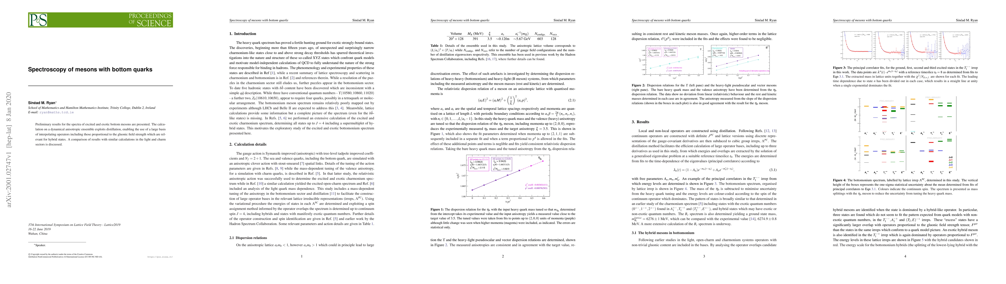 Thumbnail for Spectroscopy of mesons with bottom quarks
