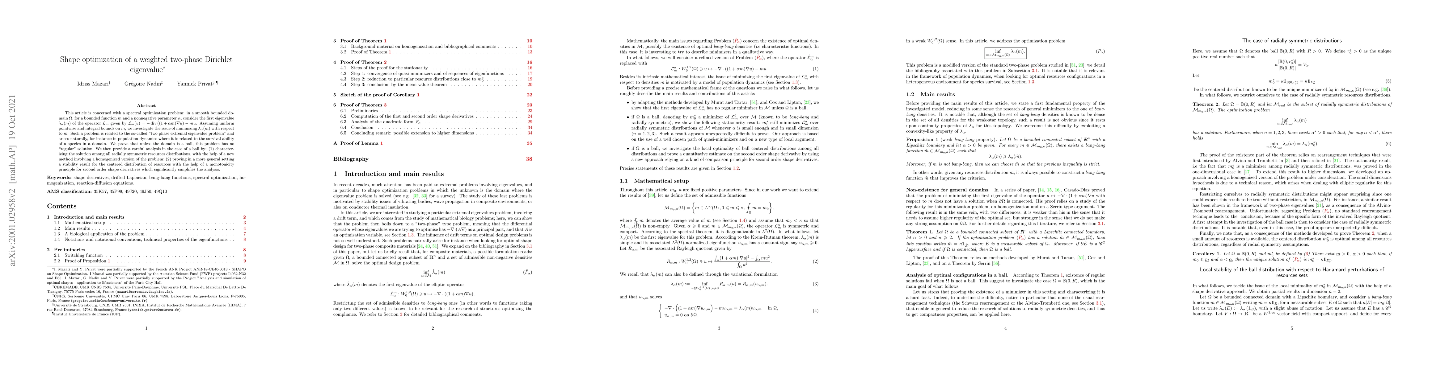 Thumbnail for Shape optimization of a weighted two-phase Dirichlet eigenvalue