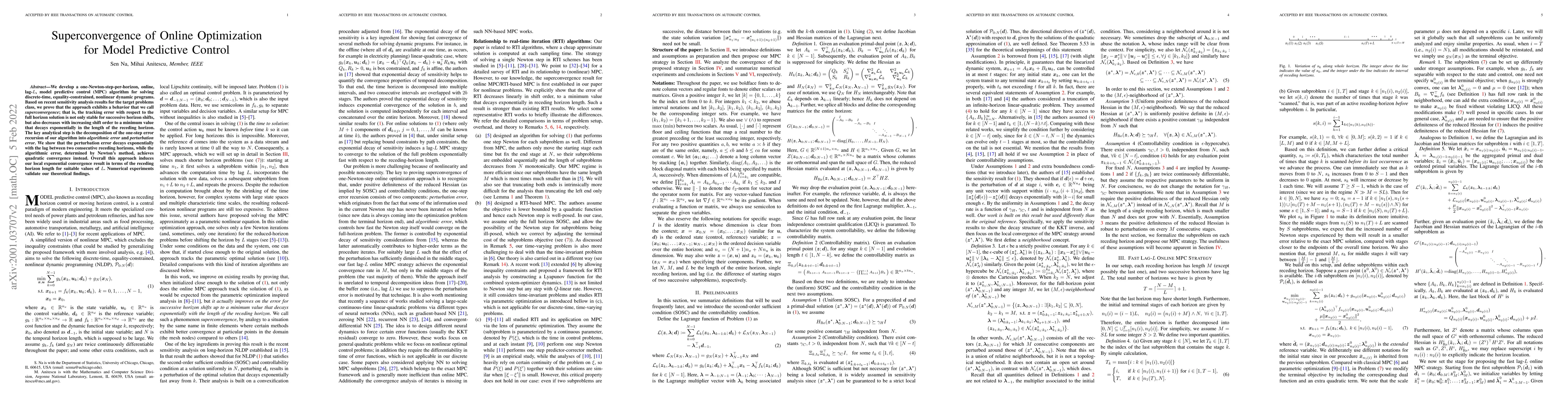 Thumbnail for Superconvergence of Online Optimization for Model Predictive Control