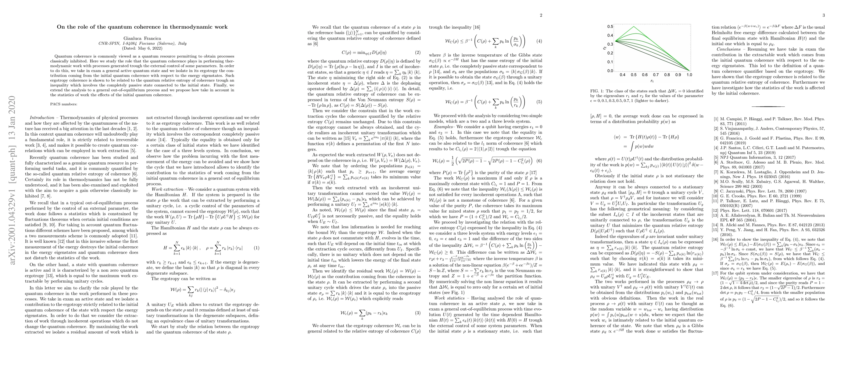 Thumbnail for Initial quantum coherence in the thermodynamic work