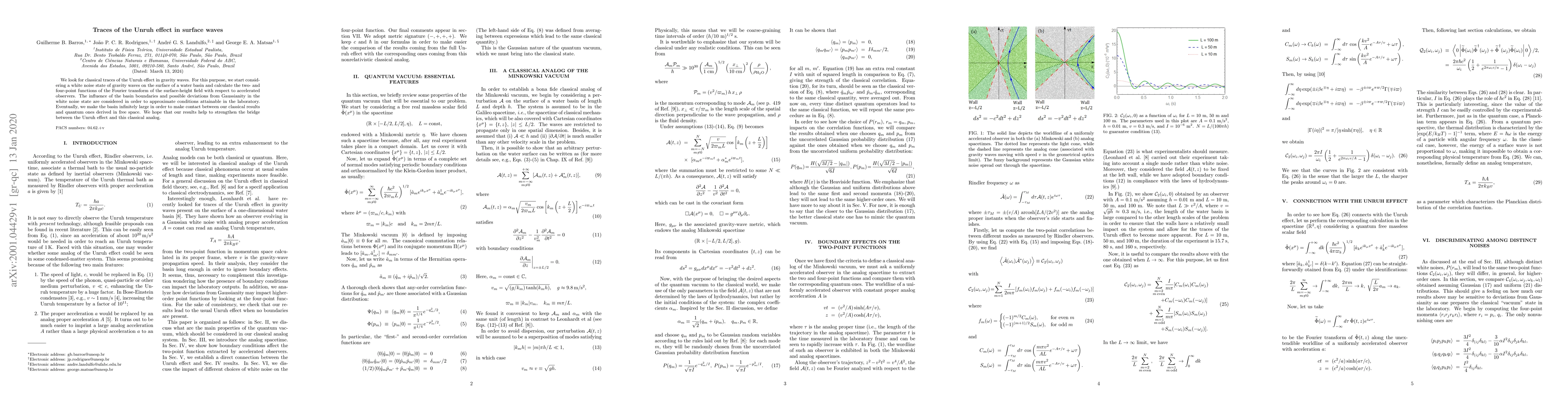 Thumbnail for Traces of the Unruh effect in surface waves