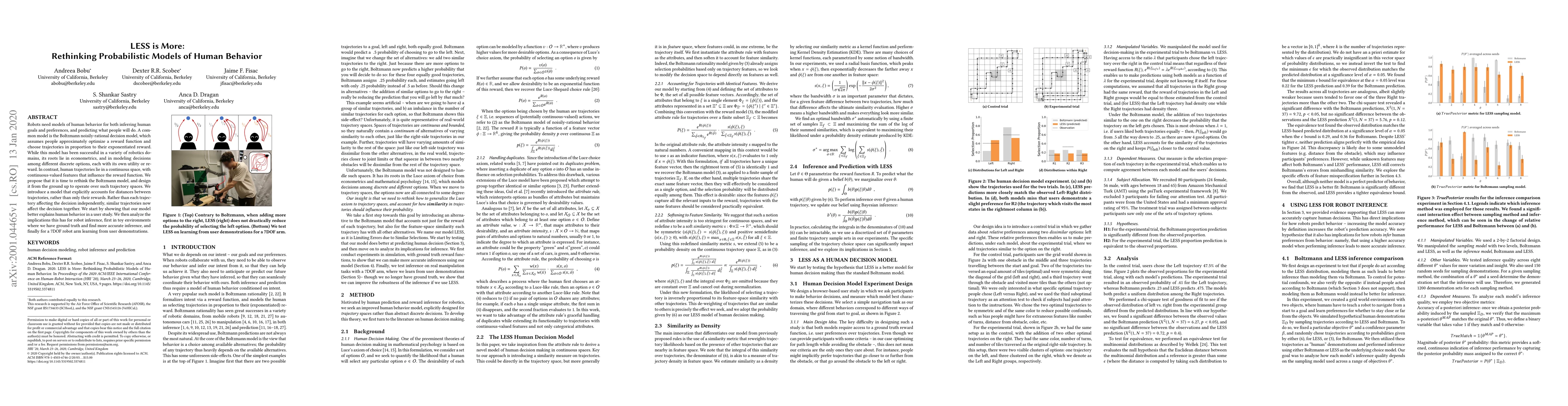 Thumbnail for LESS is More: Rethinking Probabilistic Models of Human Behavior