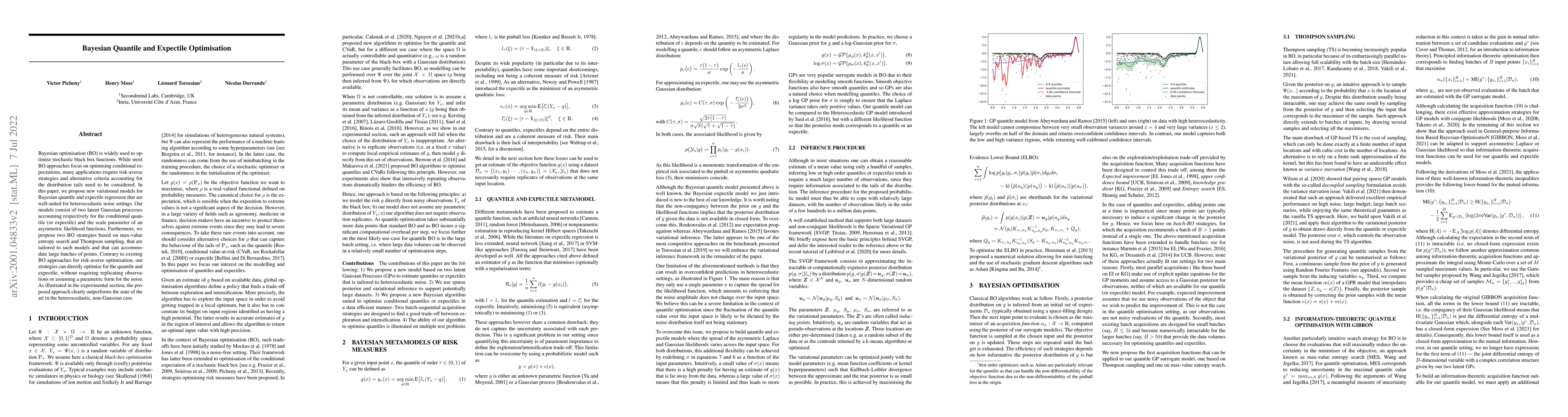 Thumbnail for Bayesian Quantile and Expectile Optimisation