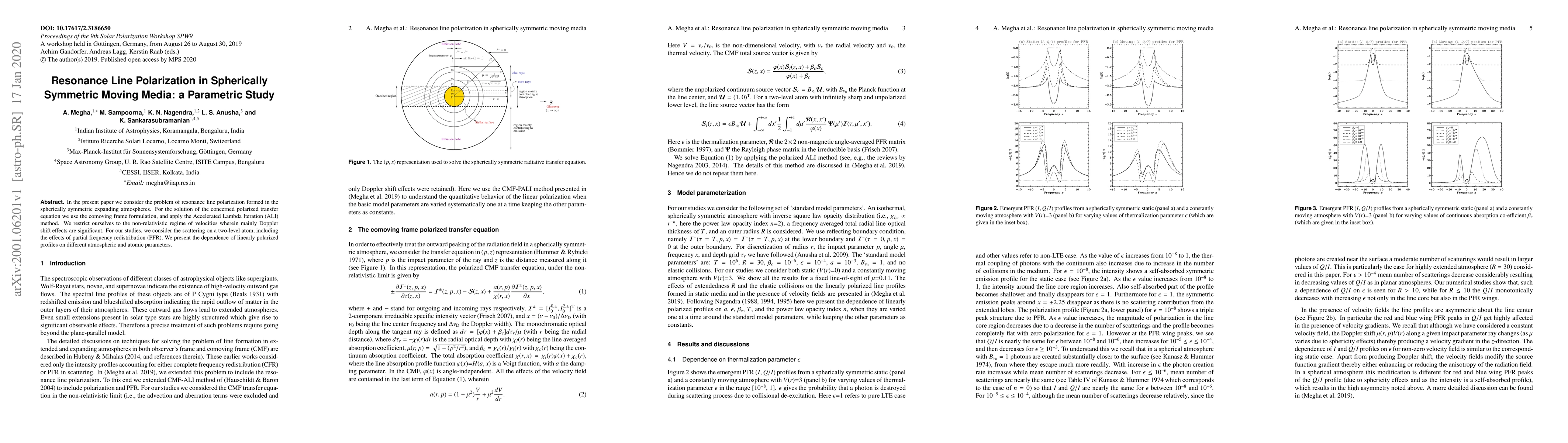 Thumbnail for Resonance Line Polarization in Spherically Symmetric Moving Media: a
  Parametric Study