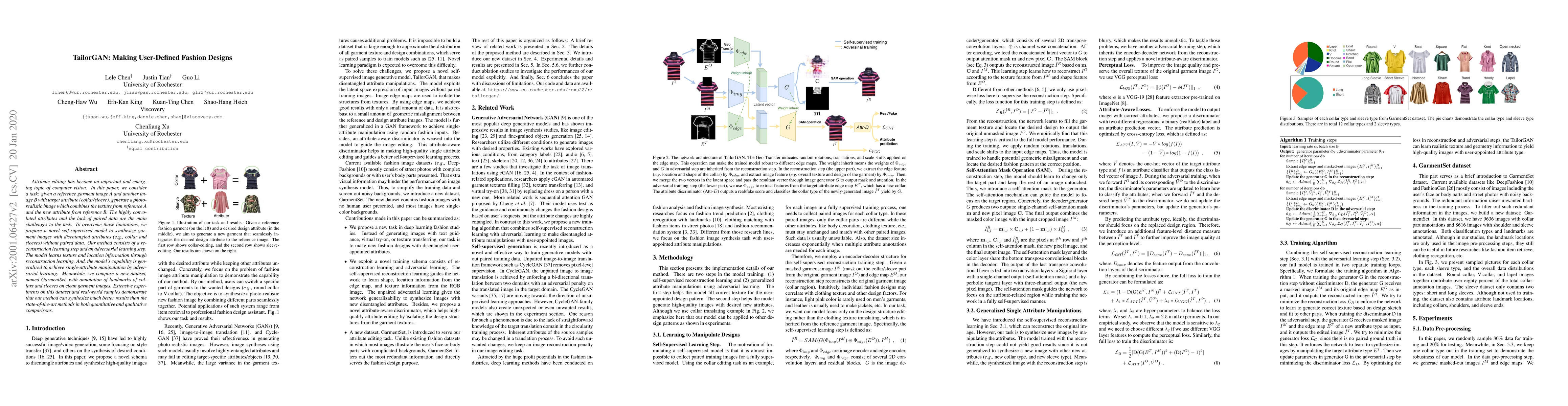 Thumbnail for TailorGAN: Making User-Defined Fashion Designs