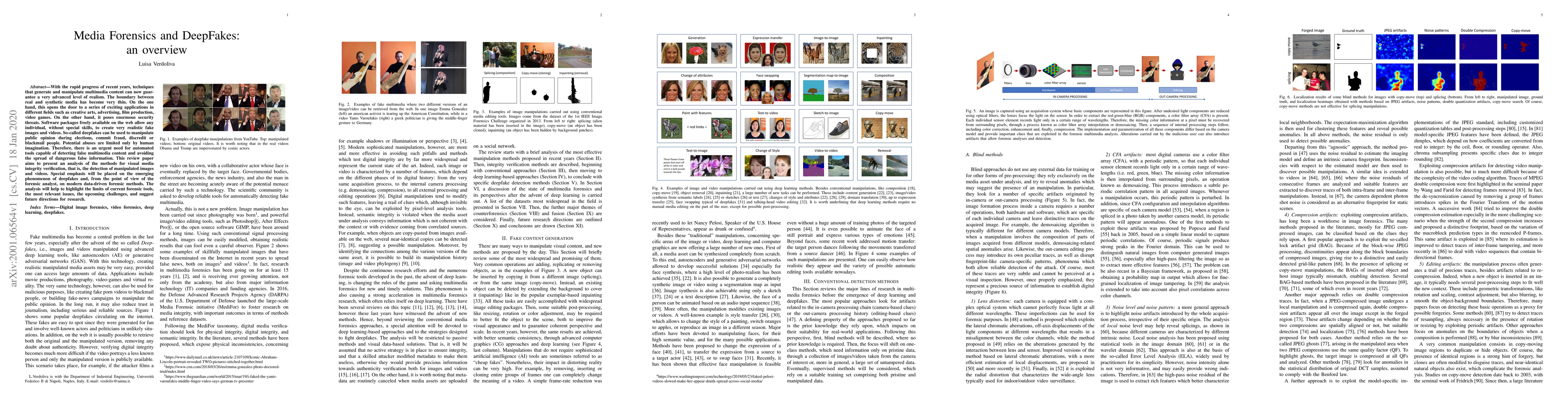 Thumbnail for Media Forensics and DeepFakes: an overview