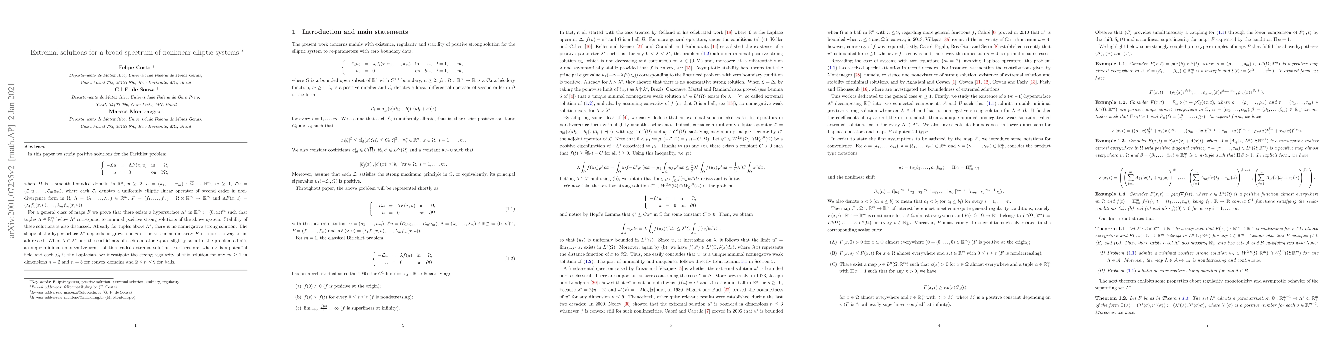 Thumbnail for Extremal solutions for a broad spectrum of nonlinear elliptic systems