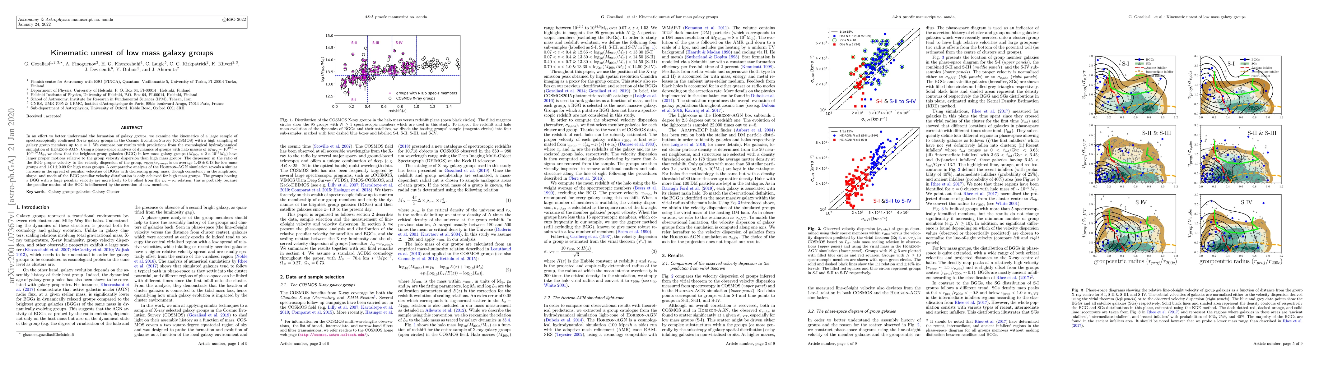 Thumbnail for Kinematic unrest of low mass galaxy groups
